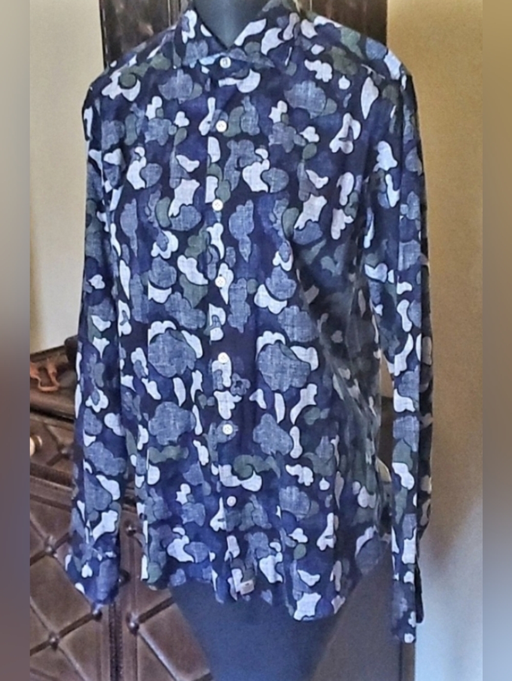 Sonrisa Luxury Mens Button-Up Shirt NWOT